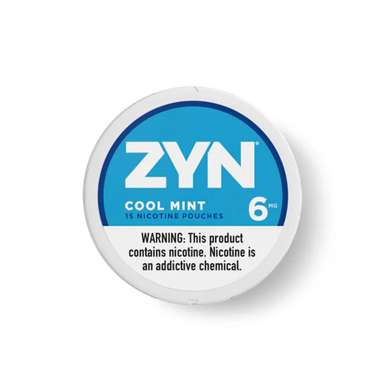 
Zyn Nicotine Pouches Cool Mint - 5 Pack - 6mg