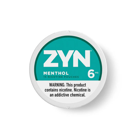 
Zyn Nicotine Pouches Menthol - 5 Pack - 6mg