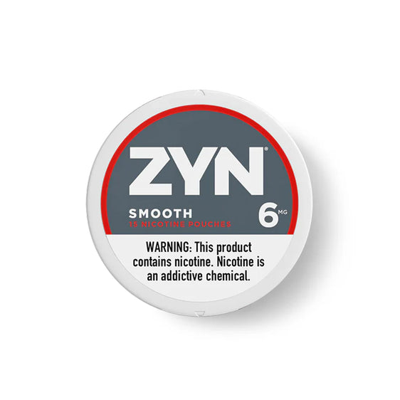 
Zyn Nicotine Pouches Smooth - 5 Pack - 6mg