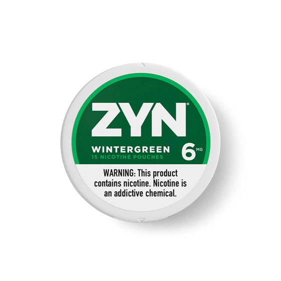 
Zyn Nicotine Pouches Wintergreen - 5 Pack - 6mg
