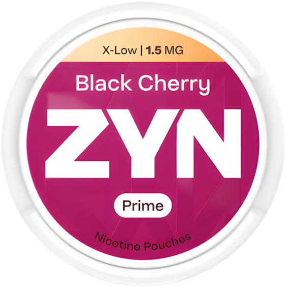 
ZYN Black Cherry Prime Nicotine Pouches (5 Pack)