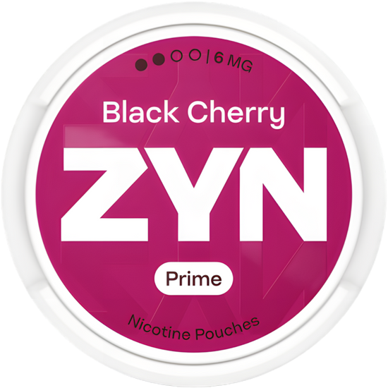 ZYN Black Cherry Prime Nicotine Pouches (5 Pack)