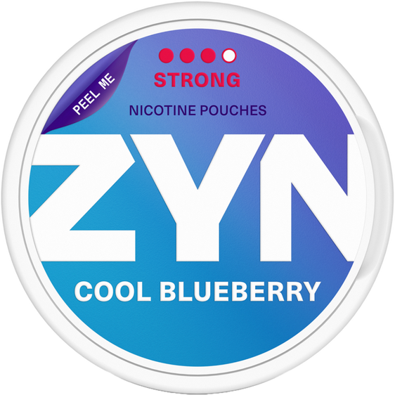 
Zyn Nicotine Pouches Cool Blueberry - 5 Pack