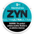 
ZYN Ultra Menthol Ice 9mg Nicotine Pouches