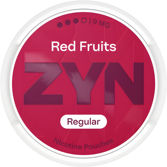 
ZYN Red Fruits Nicotine Pouches (5 Pack) - 9mg