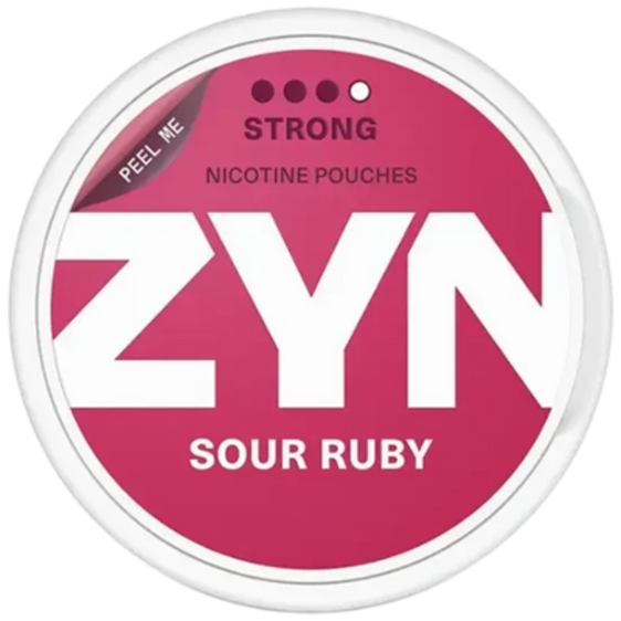 
Zyn Nicotine Pouches Sour Ruby - 5 Pack