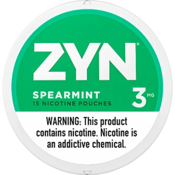
Zyn Nicotine Pouches Spearmint - 5 Pack