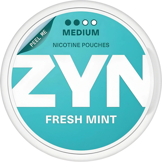 
Zyn Nicotine Pouches Fresh Mint - 5 Pack - 6mg