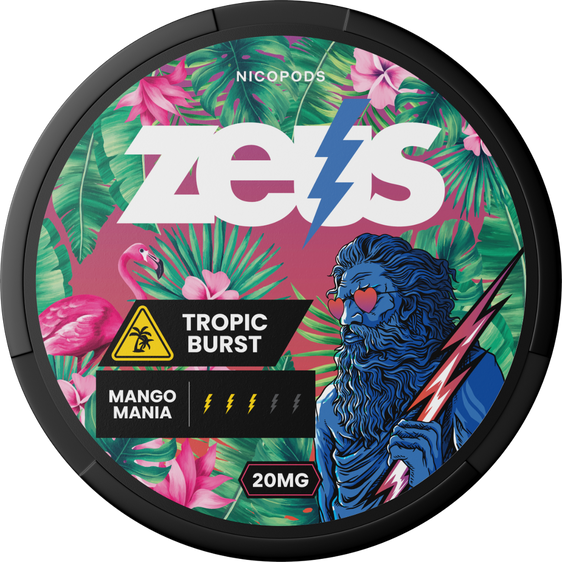 
Zeus Tropic Burst Nicotine Pouches (5 Pack)