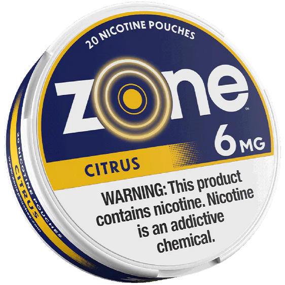 
Zone Nicotine Pouches Citrus - 5 Pack