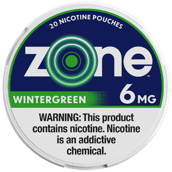 
Zone Nicotine Pouches Wintergreen - 5 Pack - 6mg