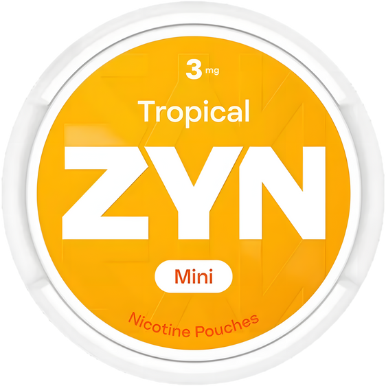 
ZYN Tropical Mini Nicotine Pouches (5 Pack) - 3mg