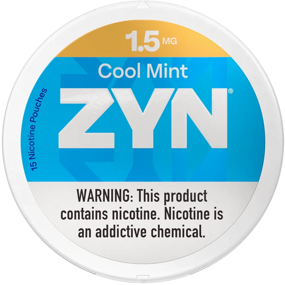 
ZYN Cool Mint Nicotine Pouches (5 Pack) - 1.5mg