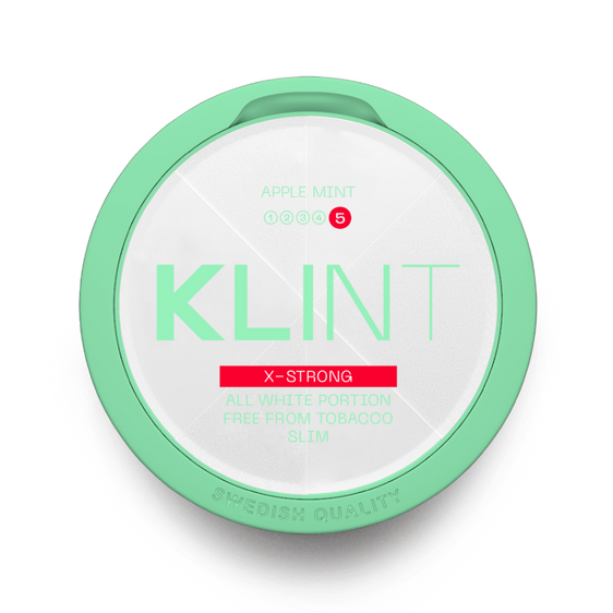 
Klint Nicotine Pouches Apple Mint 14MG - 5 Pack