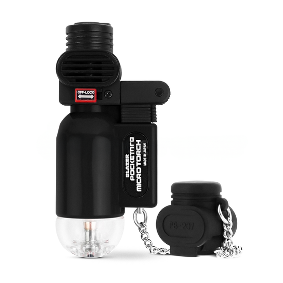 
"The Torch" Pocket Blazer Lighter By Blazer - Black & Clear