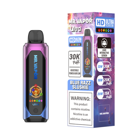 
Mr. Vapor Ultra - 30,000 Puff Disposable Vape - Blue Razz Slushie