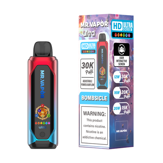 
Mr. Vapor Ultra - 30,000 Puff Disposable Vape - Bombsicle