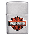 
Zippo Lighter - Harley-Davidson® Black/Orange Logo