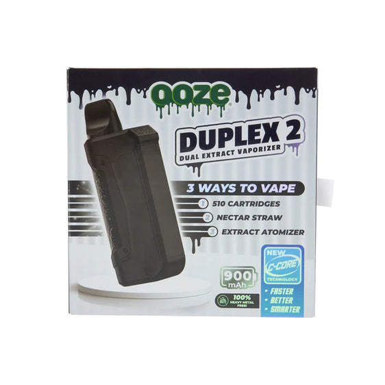 
Ooze Duplex 2 - Cartridge & Wax 900 mAh Vaporizer