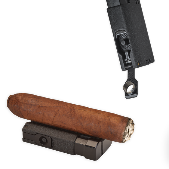 Vertigo Delegate Dual Flame Torch Lighter with Cigar Punch Lighter Vertigo   