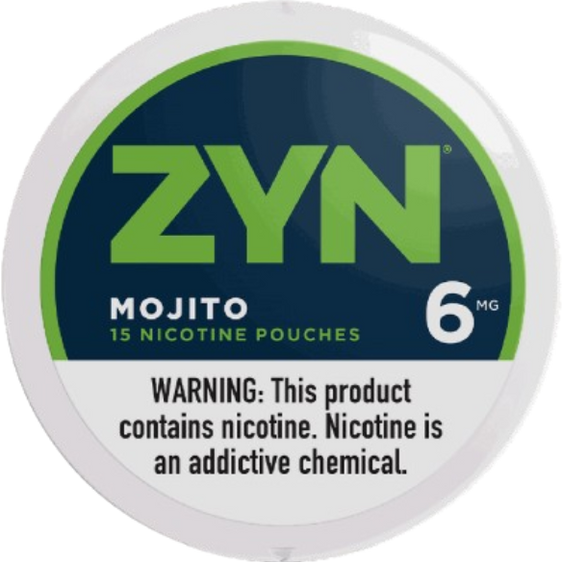 
Zyn Nicotine Pouches Mojito - 5 Pack - 6mg