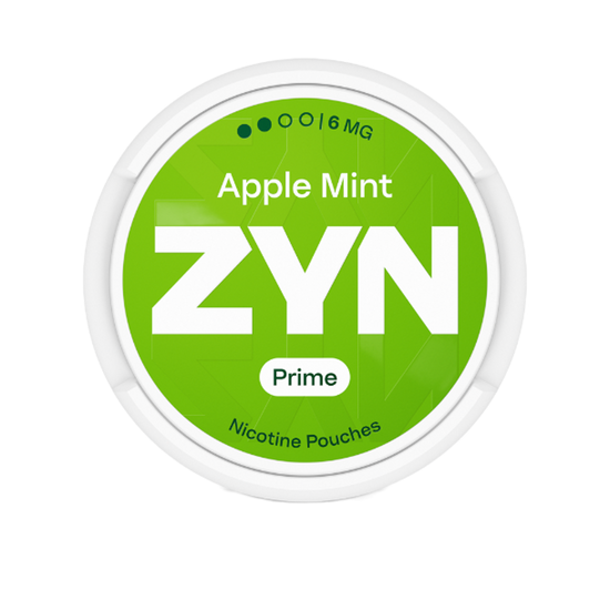 Zyn Apple Mint Prime Nicotine Pouches - 5 Pack