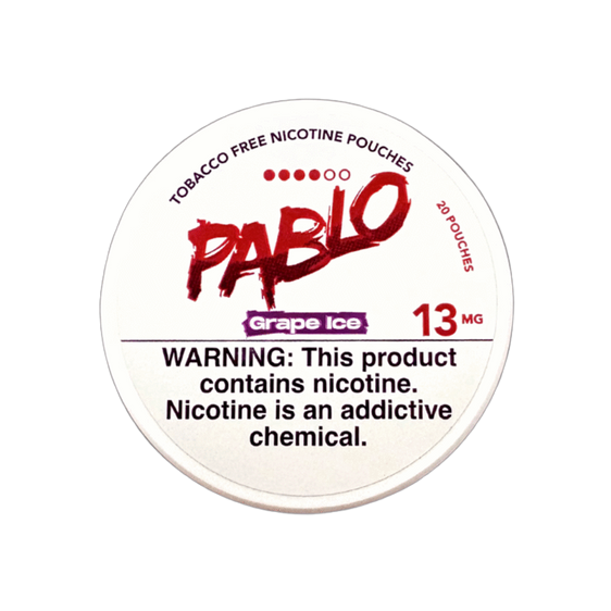 
Pablo Nicotine Pouches Grape Ice - 5 Pack