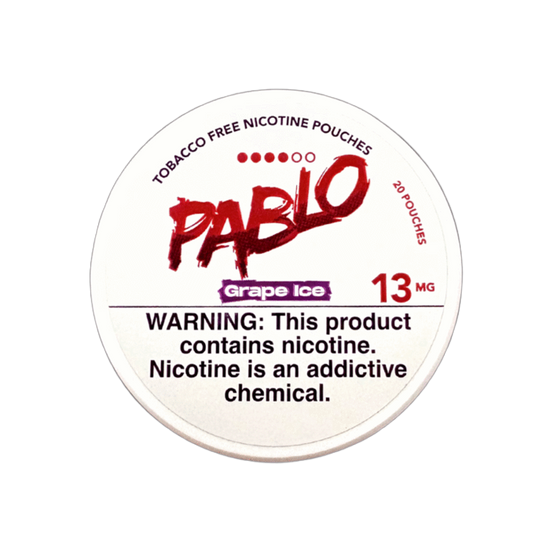 Pablo Nicotine Pouches Grape Ice - 5 Pack