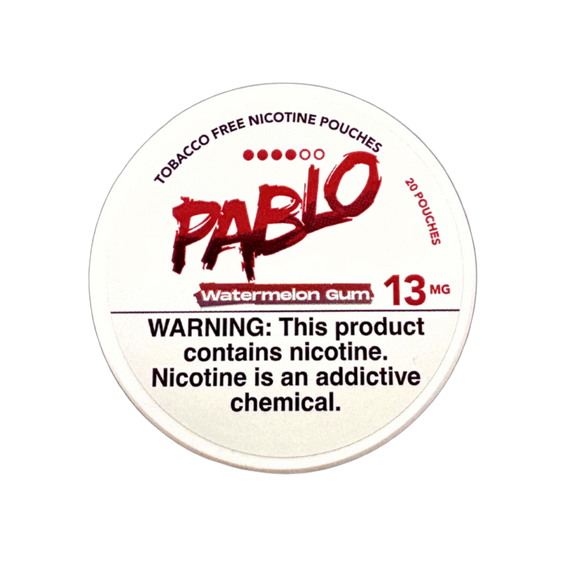 
Pablo Nicotine Pouches Watermelon Gum - 5 Pack