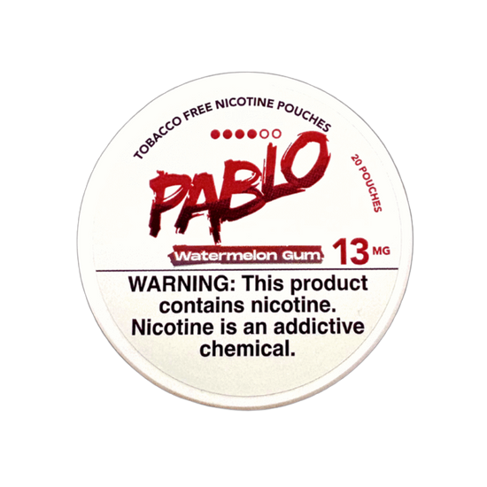 Pablo Nicotine Pouches Watermelon Gum - 5 Pack