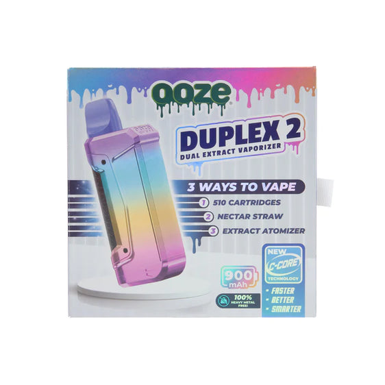 
Ooze Duplex 2 - Cartridge & Wax 900 mAh Vaporizer