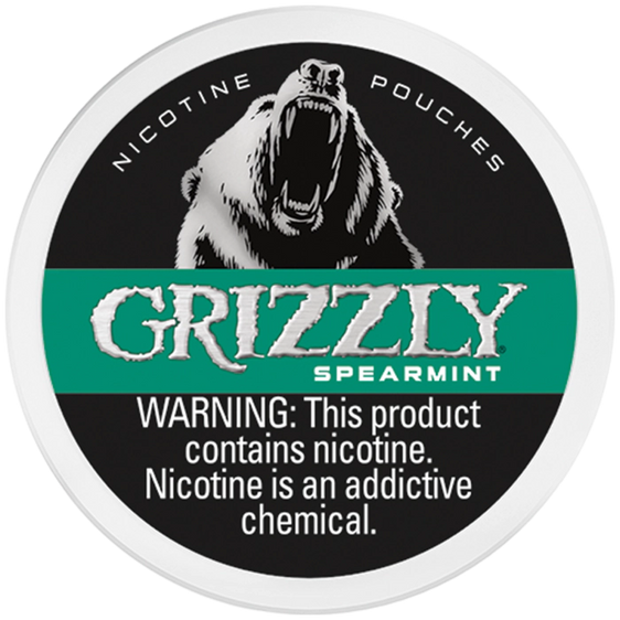 
Grizzly Nicotine Pouches - Spearmint 7MG