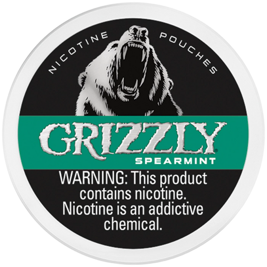 Grizzly Nicotine Pouches - Spearmint 7MG