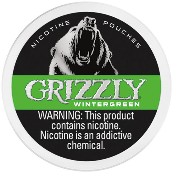 Grizzly Nicotine Pouches - Wintergreen 7MG
