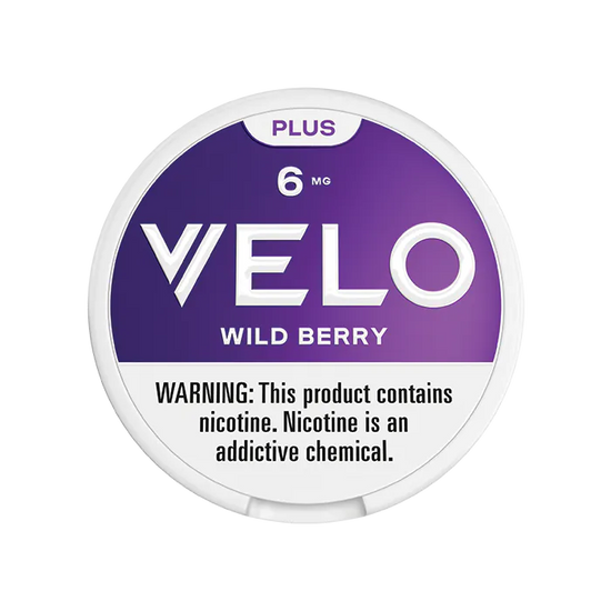 Velo Plus Nicotine Pouches Wild Berry - 5 Pack
