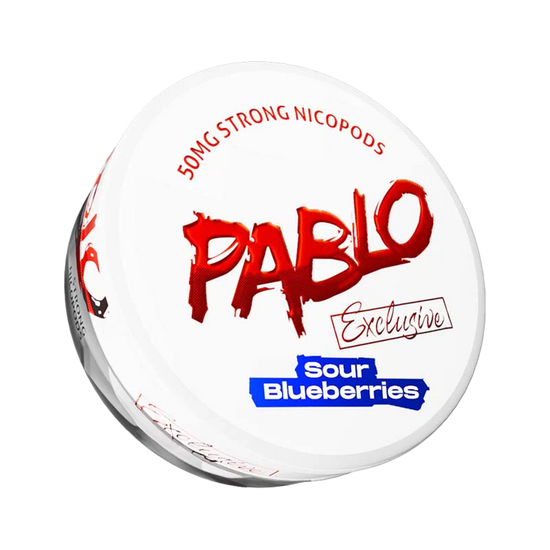 Pablo Exclusive Nicotine Pouches Sour Blueberries 30MG - 5 Pack