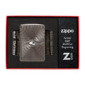 
Zippo Lighter - Symmetrical Multicut with Crystal