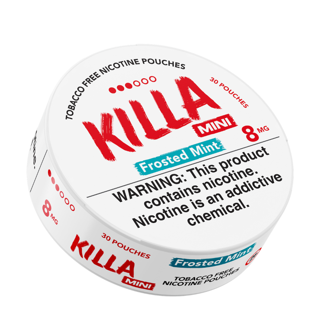 killa tobacco pouches Killa Frosted Mint Mini 8mg Nicotine Pouches