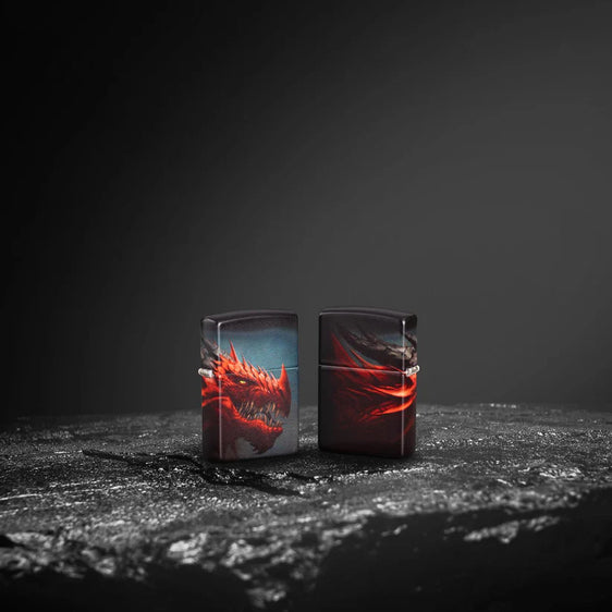 
Zippo Lighter - Glowing Eye Dragon