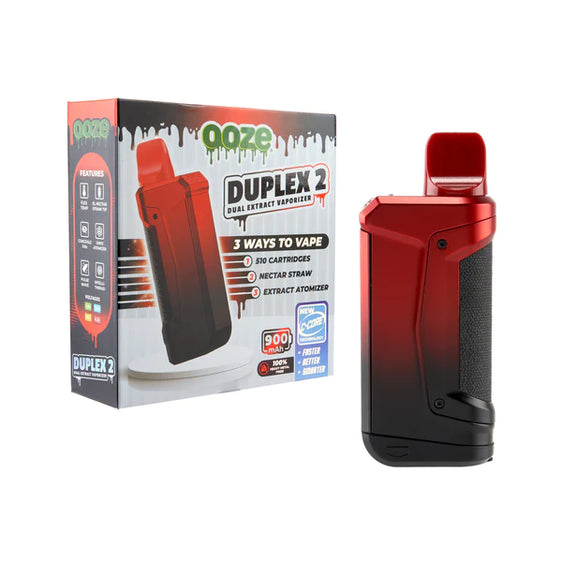 
Ooze Duplex 2 - Cartridge & Wax 900 mAh Vaporizer