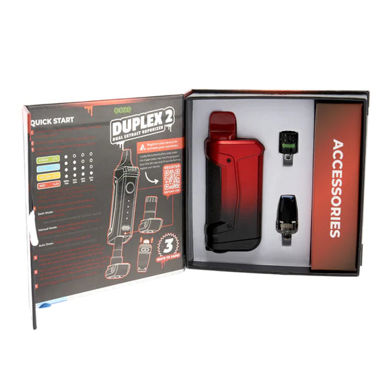 
Ooze Duplex 2 - Cartridge & Wax 900 mAh Vaporizer