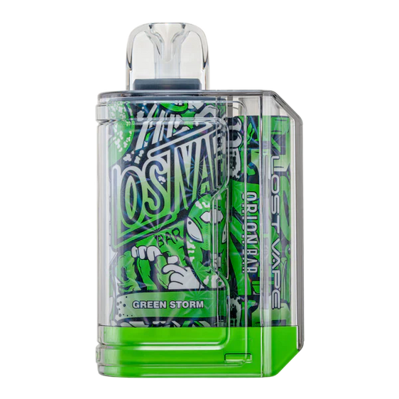 
Lost Vape Orion Bar Dynamic Edition - 7500 Puff Rechargeable Disposable Vape - Green Storm