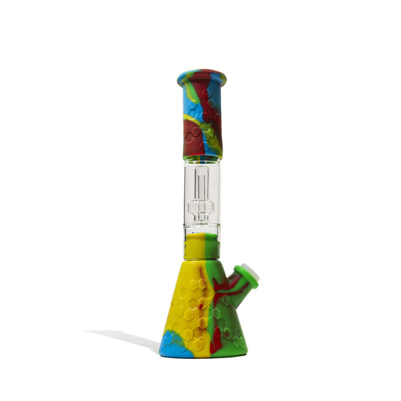 Honeycomb Silicone Water Pipe - 10 Inch