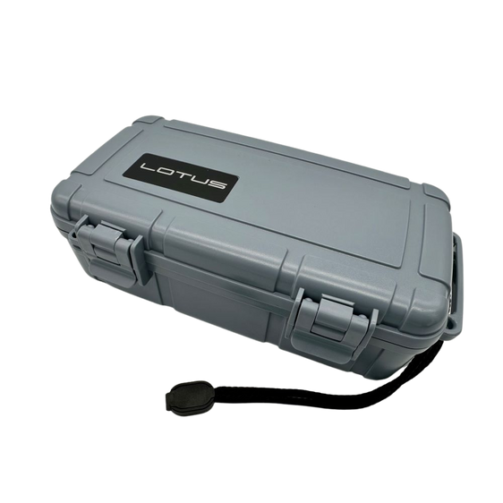 
Lotus Travel Humidor - 10-Stick Gray