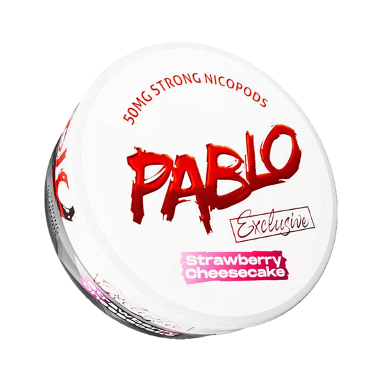 Pablo Exclusive Nicotine Pouches Strawberry Cheesecake 30MG - 5 Pack