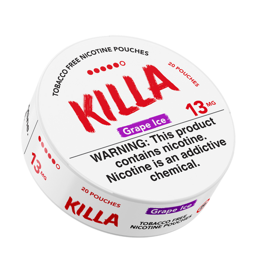 Killa Nicotine Pouches Grape Ice 13mg - 5 Pack