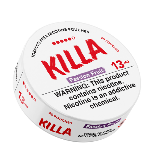 Killa Nicotine Pouches Passion Fruit 13mg - 5 Pack