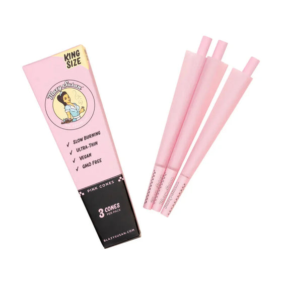 Blazy Susan King Size Pre-Roll Cones - 3 Pack