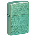 
Zippo Lighter - Topographical Map