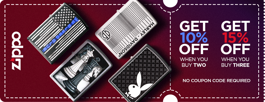 Zippo Discounts! No Coupon Code Needed!
